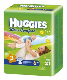 Huggies Ultra Comfort 3 (5-9 ��) 21 ��.