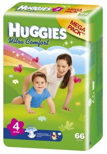 Huggies Ultra Comfort 4 (8-14 ��) MEGA PACK 66 ��.