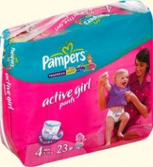 Трусики Pampers Active Girl Maxi 4 (9-14 кг) 23 шт.