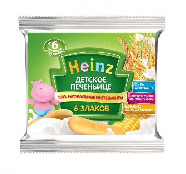 

Детское печенье Heinz 6 злаков, 60 г