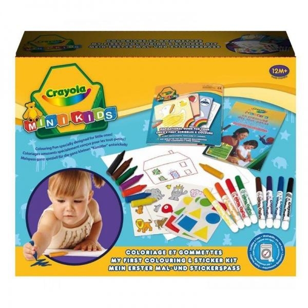 Набор для творчества Crayola Первый набор для рисования с наклейками - Pampik
