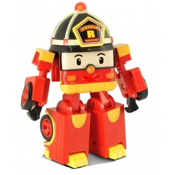 Трансформер с подсветкой Robocar Poli Рой, 12,5 см (83093) - Pampik