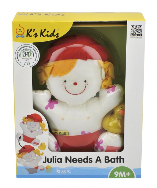 Игрушка в ванную Ks Kids Девочка Джулия - Pampik - 2