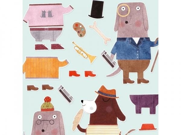 Художественный комплект с наклейками Djeco Мои друзья Барбосы (DJ09694) - Pampik - 2