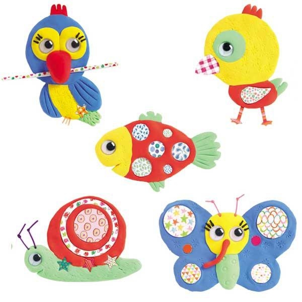 Набір для ліплення Djeco Пластилінові друзі - Pampik - 5