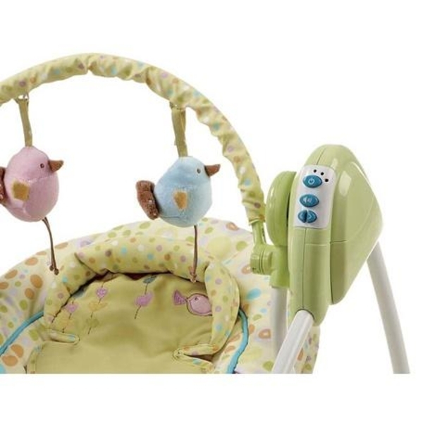 Крісло-гойдалка шезлонг Geoby QQ502-WKLN, салатовий - Pampik - 2