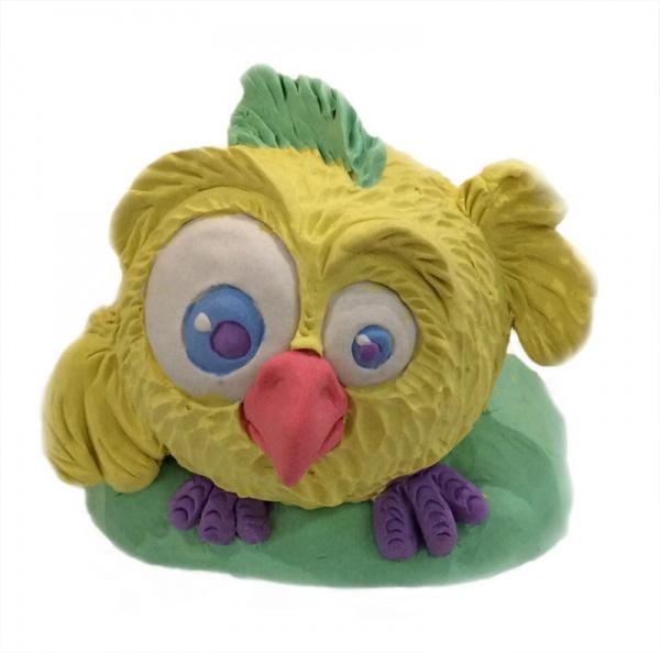 Суміш для ліплення в коробці Waba Fun Bubber, білий, 1,2 кг (140-015) - Pampik - 4