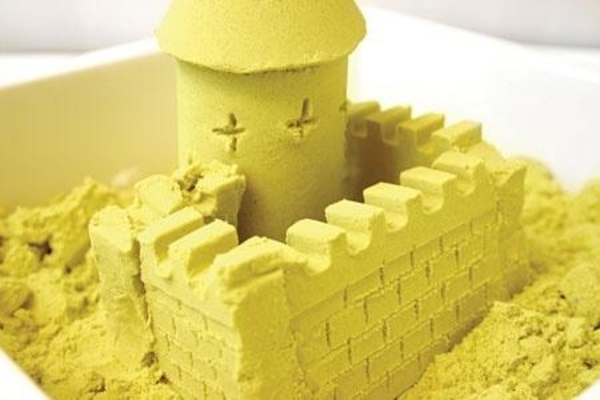 Суміш для моделювання в коробці Waba Fun Shape it, жовтий, 2,3 кг (130-103) - Pampik - 2