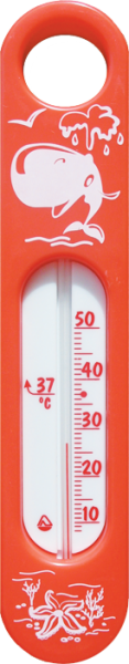 Термометр для ванной Стеклоприбор Сувенир В-2, красный (300148) - Pampik