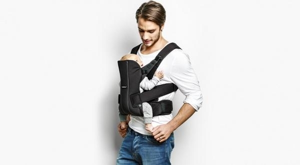 Рюкзак-кенгуру Babybjorn Baby Carrier WE, черный (92044) - Pampik - 4
