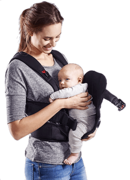 Рюкзак-кенгуру Babybjorn Baby Carrier WE, черный (92044) - Pampik - 7