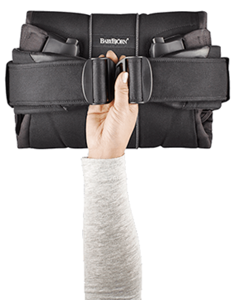 Рюкзак-кенгуру Babybjorn Baby Carrier WE, черный (92044) - Pampik - 3