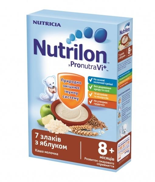 

Молочная каша Nutrilon 7 злаков с яблоком, 225 г