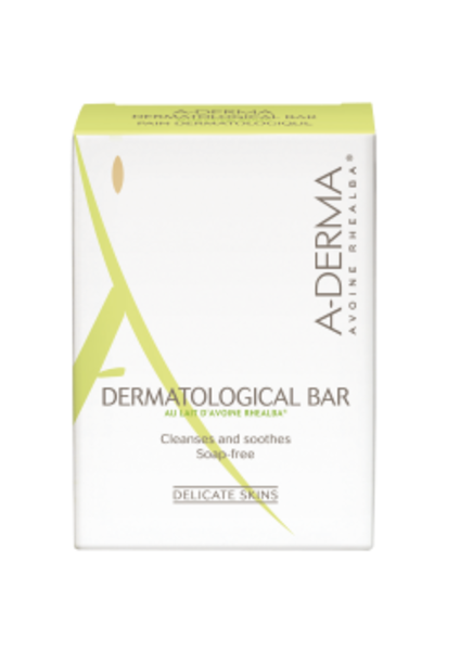 Дерматологічне мило A-Derma на безмильній основі для подразненої шкіри, 100 г - Pampik