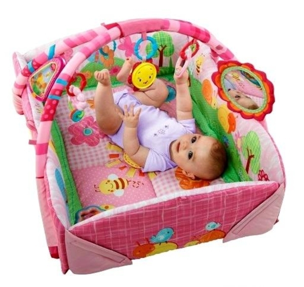 Килимок з бортиками Bright Starts Веселий сад - Pampik - 4