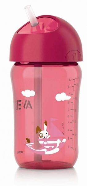 Чашка з трубочкою Philips Avent, 340 мл, рожевий (SCF762 / 00) - Pampik