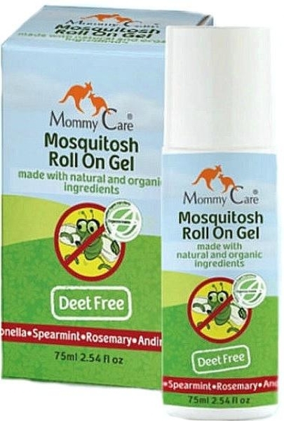 Натуральний роликовий репелент від укусів комах Mommy Care з органічними ефірними оліями, 75 мл (952690) - Pampik