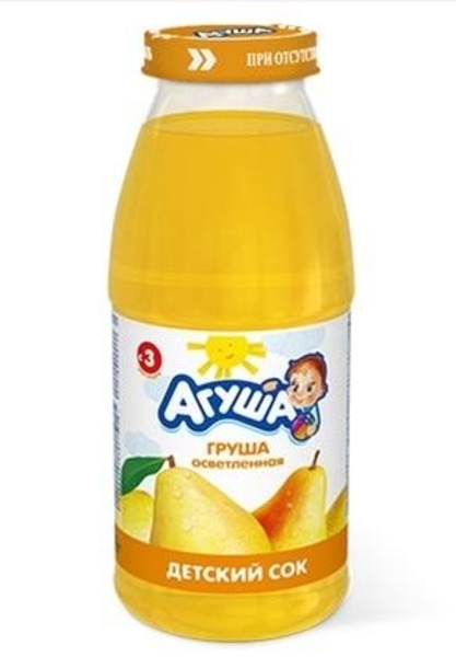 Сік Агуша Груша освітлений, 150 мл - Pampik