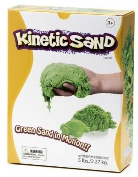 Кінетичний пісок Kinetic Sand Waba Fun, зелений, 2,2 кг - Pampik