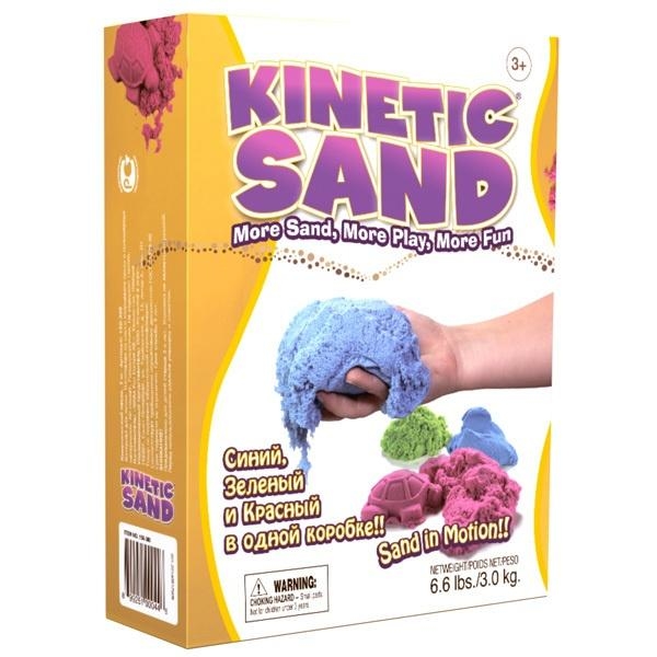 Кінетичний пісок Kinetic Sand Waba Fun, 3 кольори, 3 кг - Pampik - 9