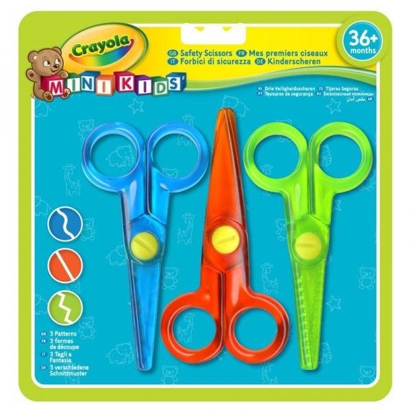 Ножиці Crayola для найменших, 3 шт. - Pampik