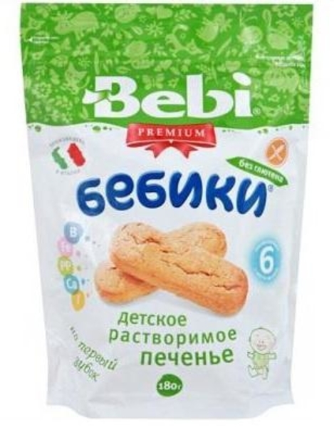 

Печенье Bebi Premium Бебики без глютена, 170 г