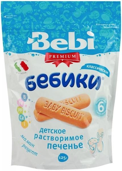 

Печенье Bebi Premium Бебики классическое, 115 г