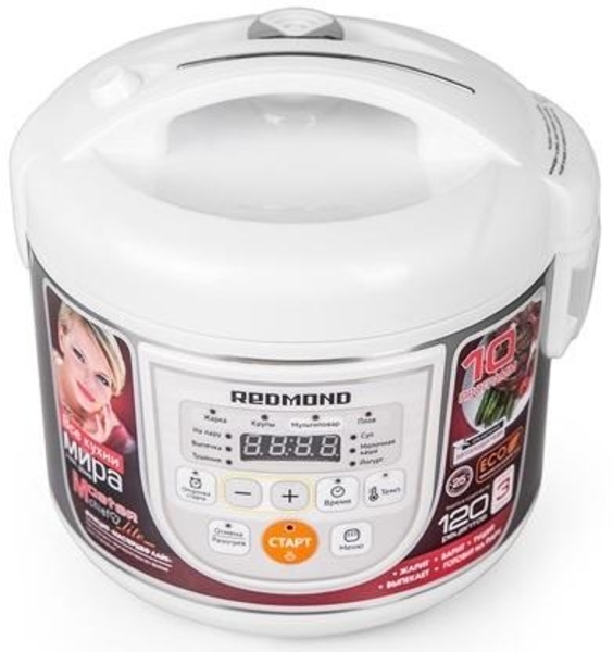 Мультиварка Redmond RMC-M12 White, белый - Pampik - 9