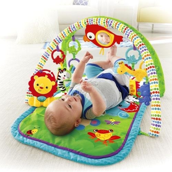 Развивающий музыкальный коврик Fisher-Price Друзья из тропического леса - Pampik - 4