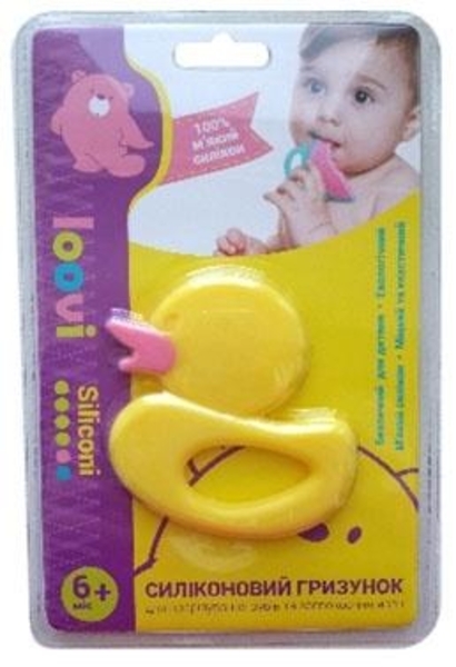 Силіконовий гризун Loovi Каченя (1103) - Pampik - 3