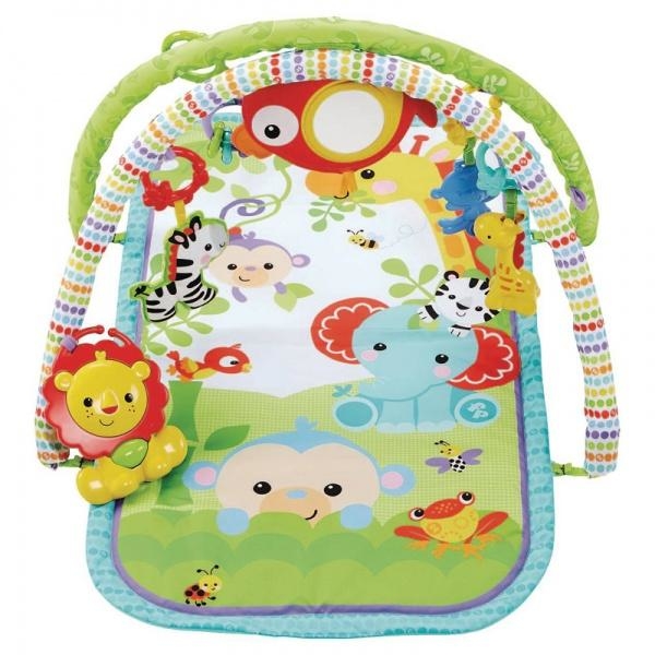 Развивающий музыкальный коврик Fisher-Price Друзья из тропического леса - Pampik - 3