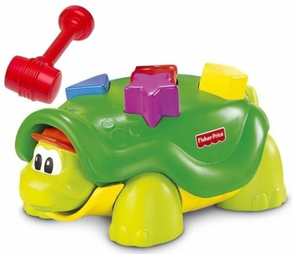Розвиваюча іграшка Fisher-Price Черепаха з молоточком - Pampik