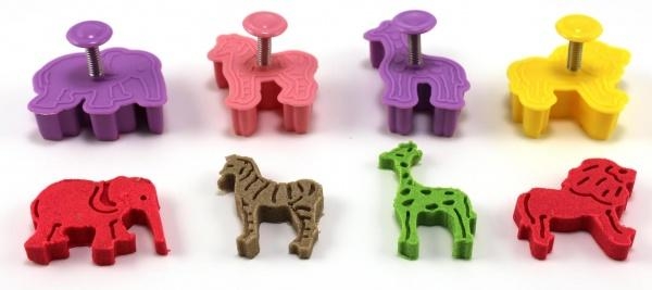 Формочки для піску і суміші для ліплення Waba Fun Звірята. Африка (192-0011) - Pampik