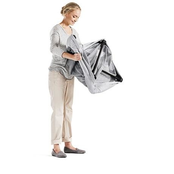 Складаний манеж-ліжко Babybjorn Light, сріблястий (40248) - Pampik - 3