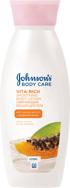 Лосьйон JOHNSON'S® Body Care Vita Rich Зм'якшувальний з екстрактом папаї, 250 мл - Pampik - 2
