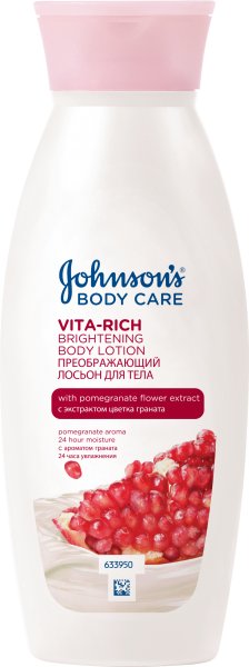 Лосьйон JOHNSON'S® Body Care Vita Rich Перетворюючий з екстрактом граната, 250 мл - Pampik - 2