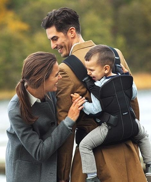 Рюкзак-кенгуру Babybjorn Baby Carrier One Denim, синій денім (93093) - Pampik