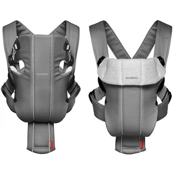 Рюкзак-кенгуру BabyBjorn Baby Carrier Original, темно-серый (23084) - Pampik - 2