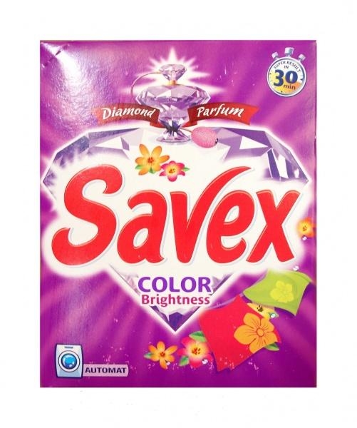 

Стиральный порошок Savex Diamond Color Brightness автомат, для цветных тканей, 400 г