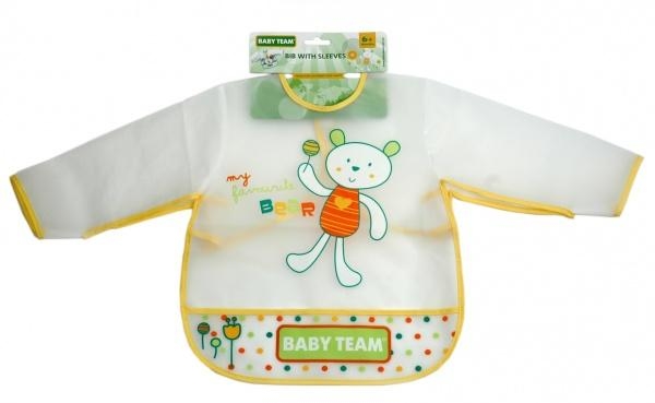 Нагрудник c рукавами Baby Team - Pampik