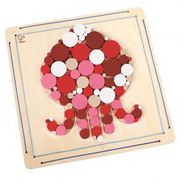 Мозаїка для розфарбовування Hape Восьминіг - Pampik