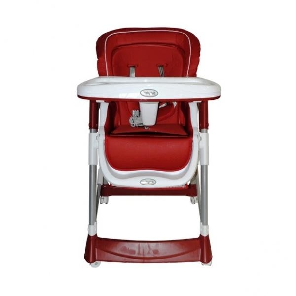 Стільчик для годування BabyHit Jam, червоний (14118) - Pampik