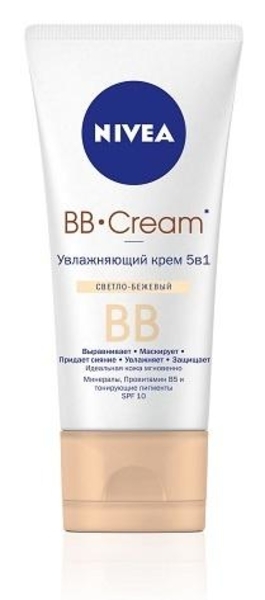ВВ-крем Nivea Зволожувальний крем 5 в 1 світло-бежевий, 50 мл - Pampik - 2