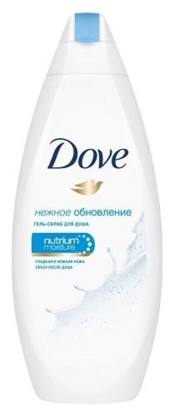 Гель-скраб для душа Dove Нежное обновление, 250 мл - Pampik