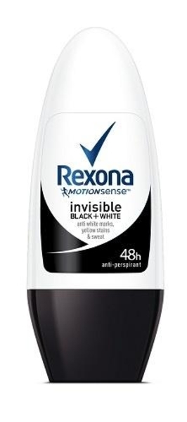 Дезодорант-антиперспірант Rexona Невидима на чорному і білому, 50 мл - Pampik