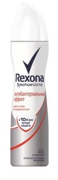 Дезодорант-антиперспірант Rexona Антибактеріальний ефект, 150 мл - Pampik