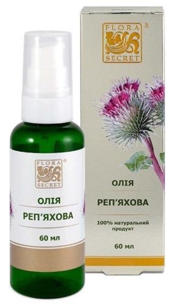 Рослинна олія Flora Secret Реп'яховf, 60 мл - Pampik