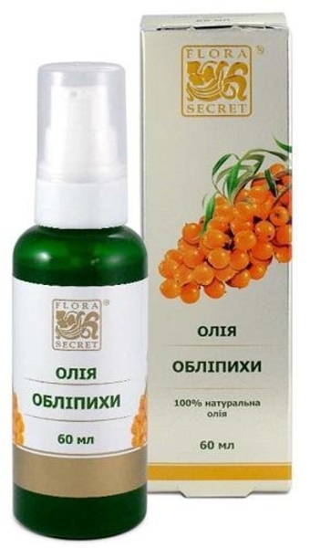 Рослинна олія Flora Secret Обліпихи, 60 мл - Pampik