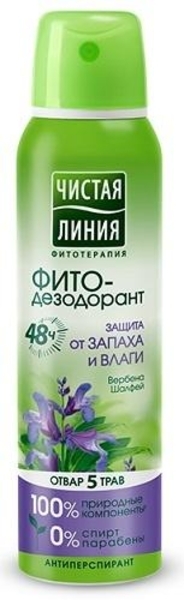 Дезодорант-антиперспірант Чиста Лінія Захист від запаху та вологи, 150 мл - Pampik