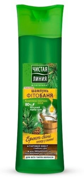 Шампунь Чистая Линия Фитобаня с комплексом эфирных масел, 400 мл - Pampik
